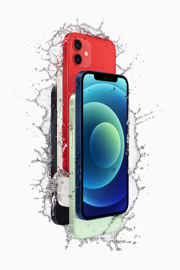 ip68 water resistant of iphone 12 and iphone 12 mini