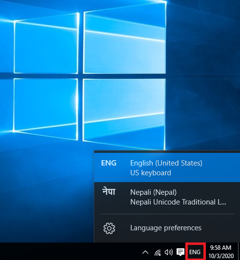  Nepali typing using google input tools in windows 10
