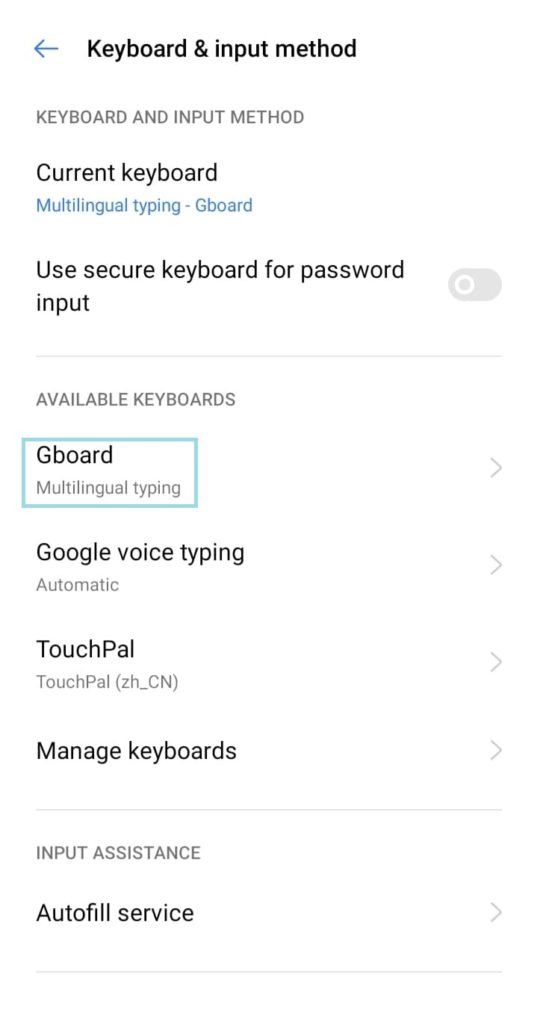 Gboard Multilingual typing for Nepali 