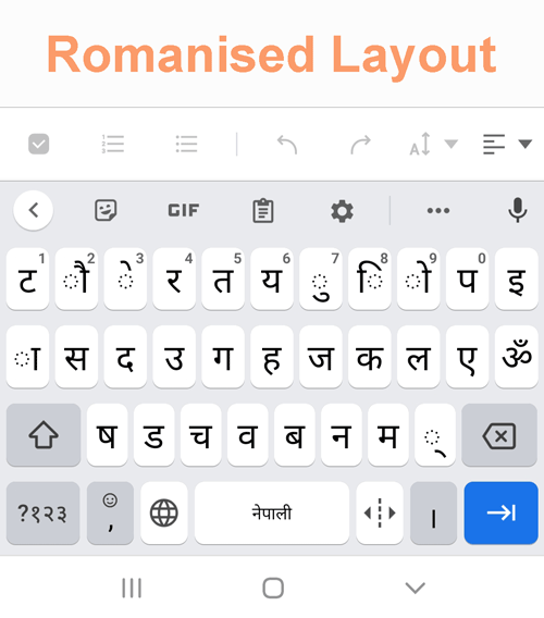 romanised nepali keyboard