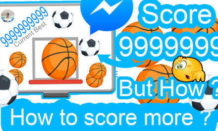 How to score more in Facebook messenger games ?
