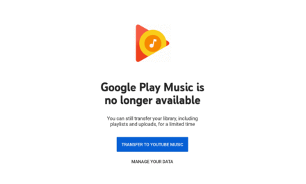 Google Play Music now Deprecated and no longer available